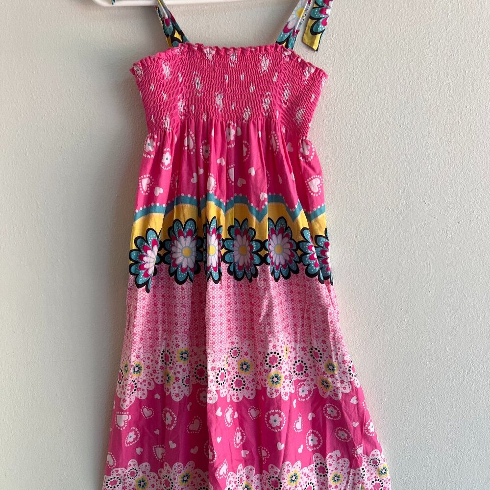 The Childrens Place flower Midi dress with straps